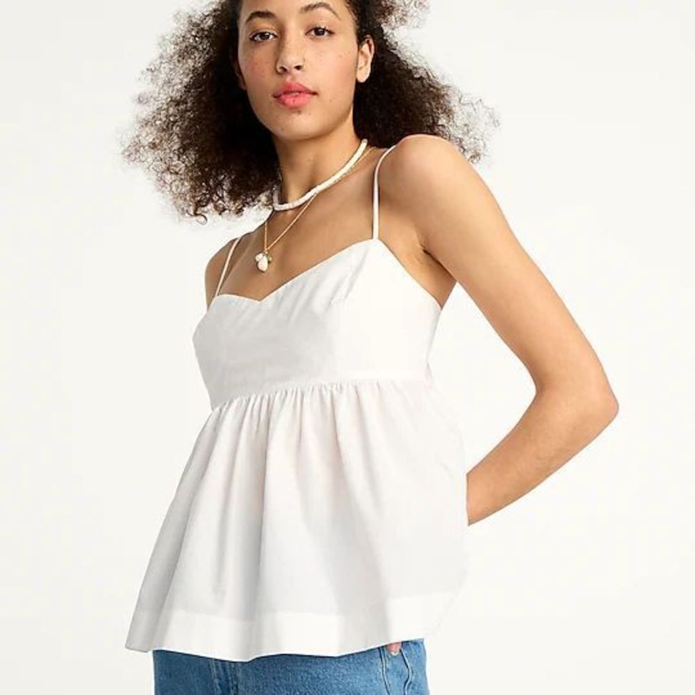 J.Crew Flowy Cotton Poplin Camisole Size XS